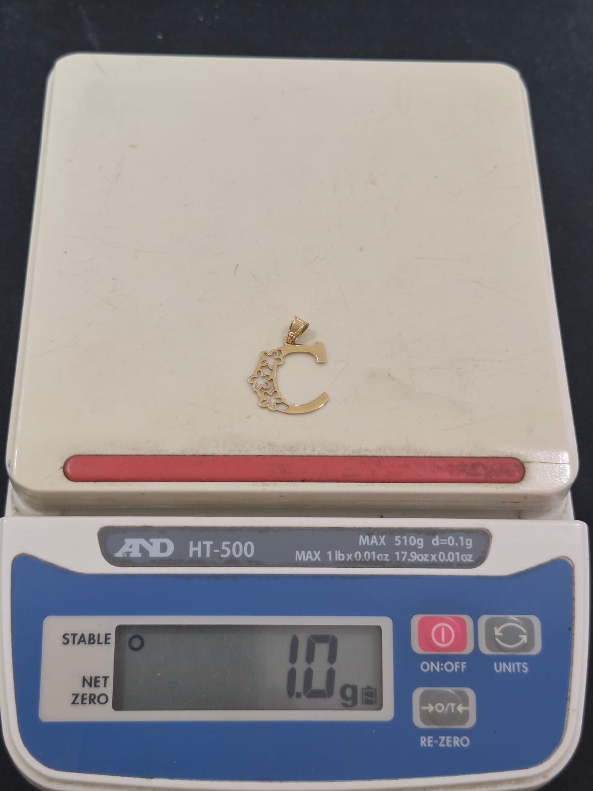 ✨ Luxe Initial Pendant – “C” ✨